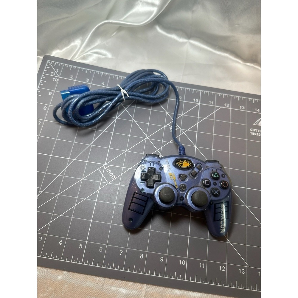 Ps2 Wired Controller Microcon Mad Catz Pro 2 Blue PlayStation 2 Ps2